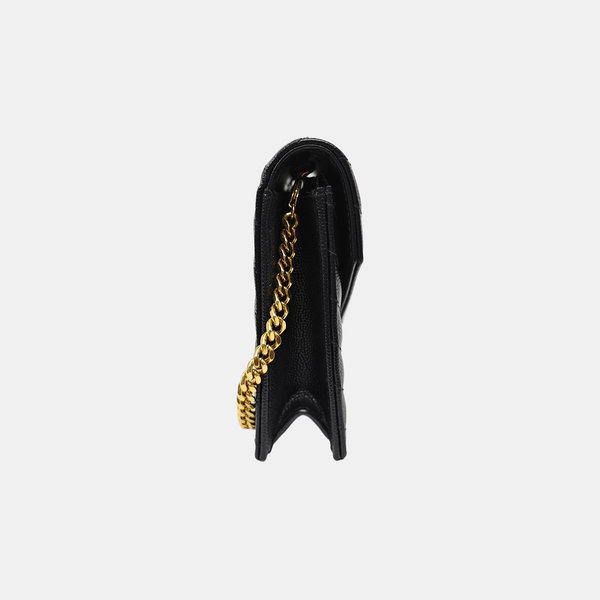 MONOGRAM WOC Chevron Calfskin Black