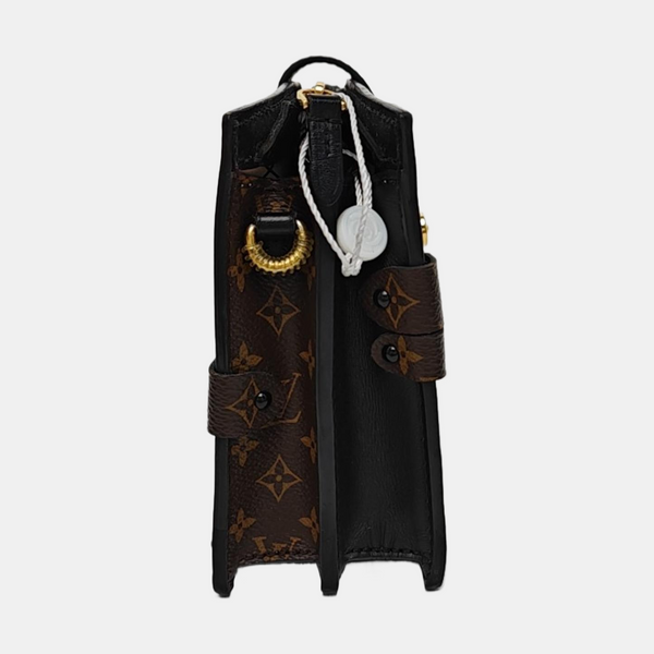 TRUNK Monogram Coated Canvas Brown