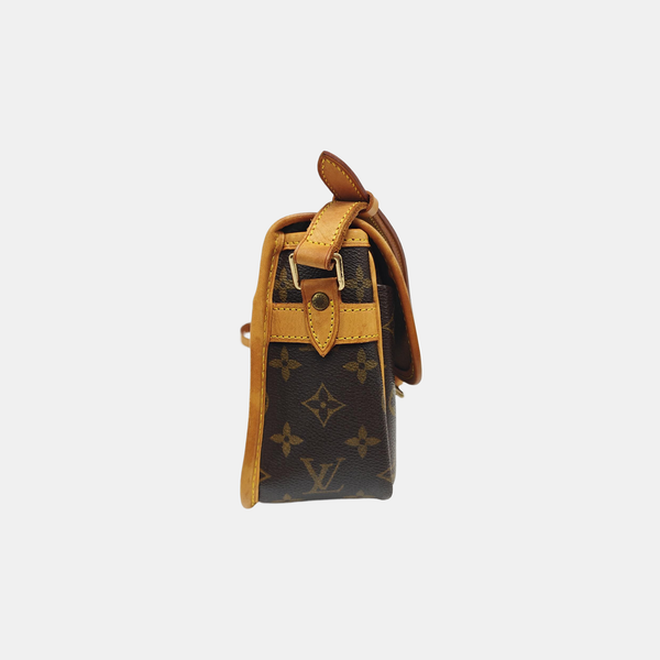 SOLOGNE PM Monogram Coated Canvas Brown