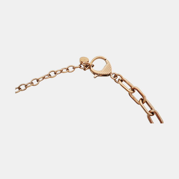 Steel Rose Gold Necklace