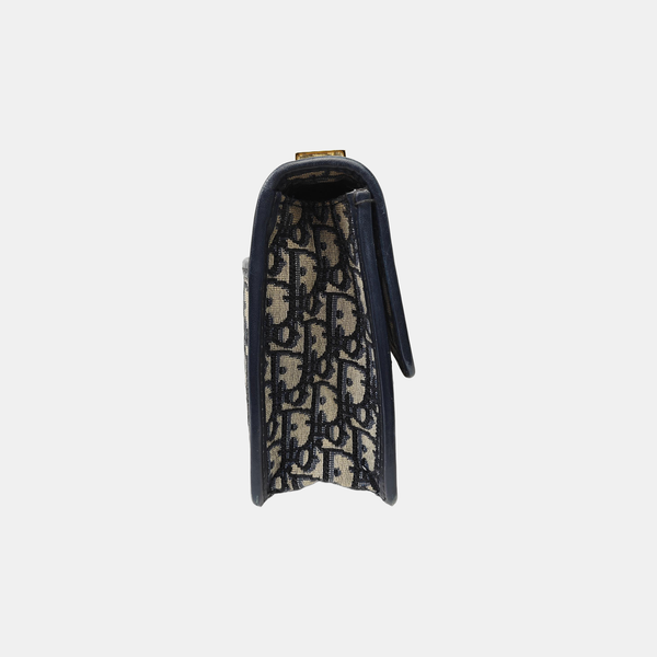 30 Montaigne Oblique Canvas Blue