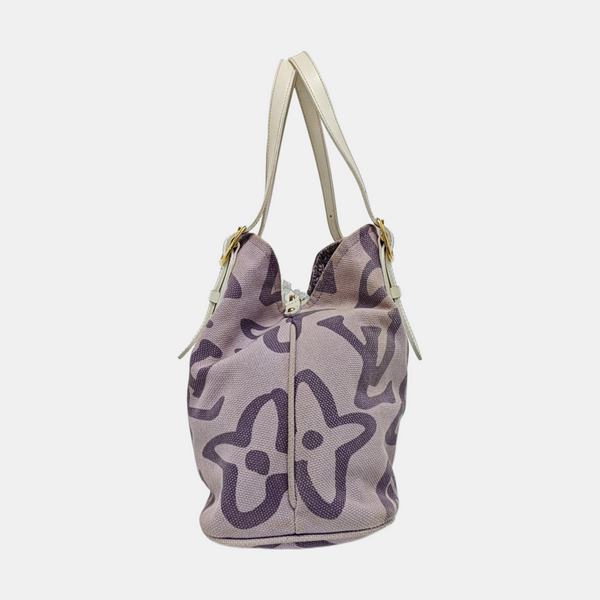 TAHITIENNE CABAS MM Monogram Canvas Purple