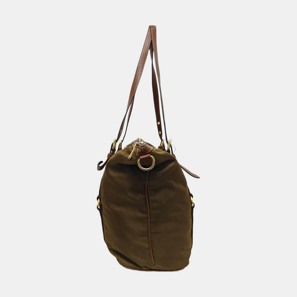 Nylon Shoulder Bag Green
