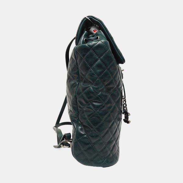 URBAN SPIRIT Quilted Calfskin Green