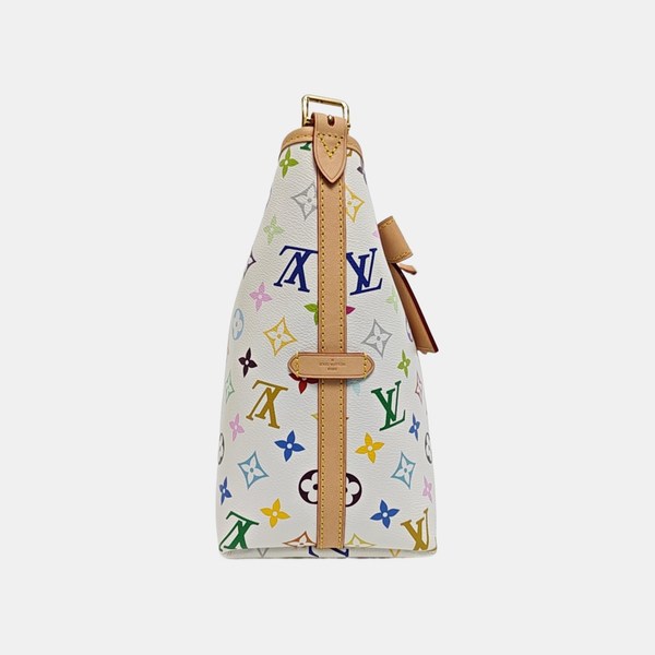 LV × TM CARRYALL PM Monogram Coated Canvas White