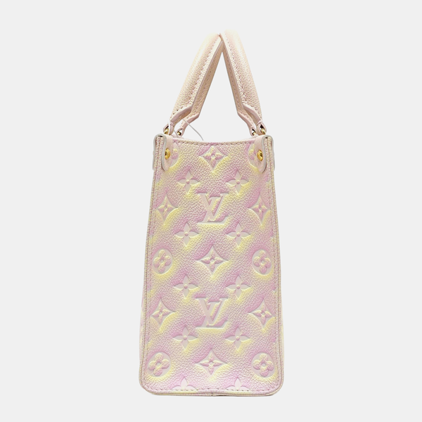 ONTHEGO PM Monogram Calfskin Pink