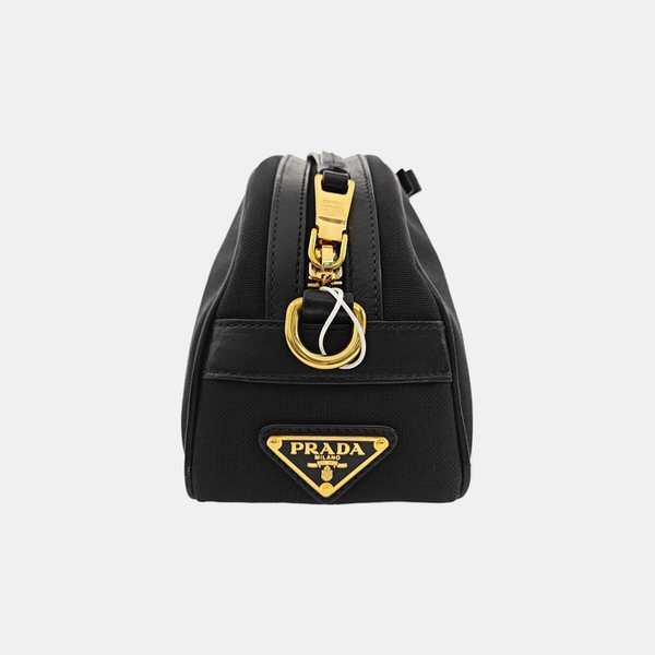 Fabric Shoulder Bag Black