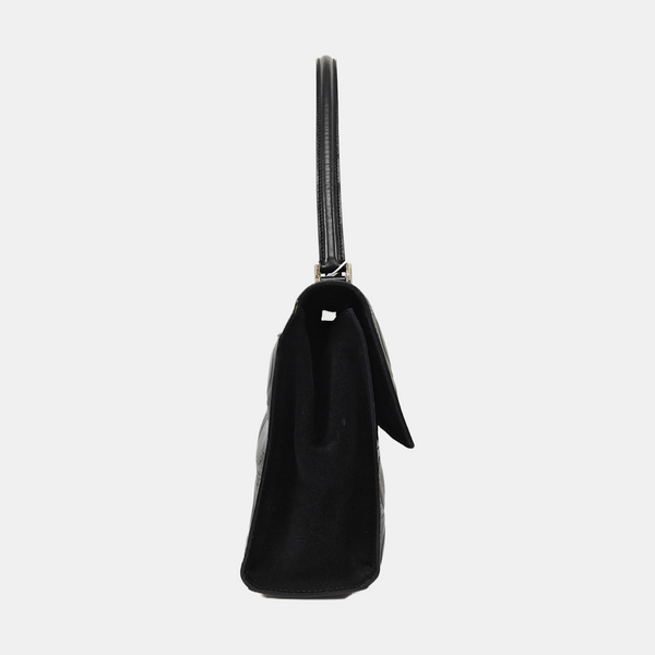 Calfskin Shoulder Bag Black