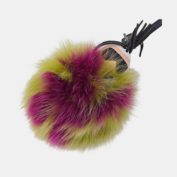 Fabric Bag Charm Multicolor