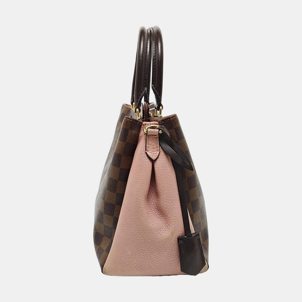 BRITTANY BB Damier Ebene Coated Canvas Brown