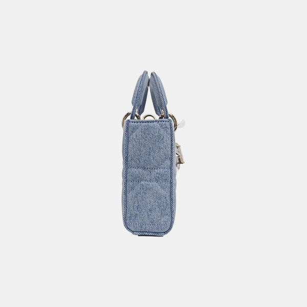 Lady D-Joy Medium Cannage Denim Blue
