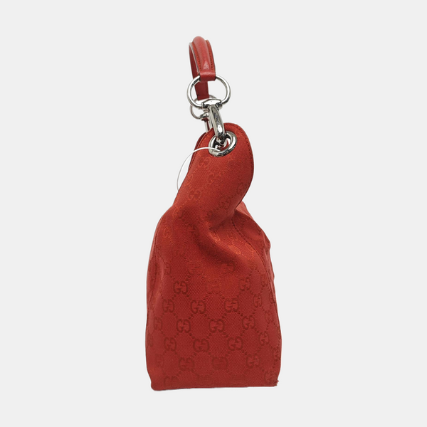 Monogram Canvas Top Handle Bag Red