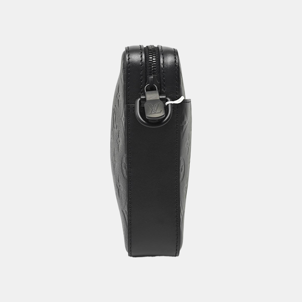 DUO Monogram Calfskin Black