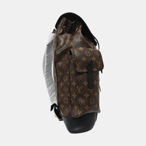CHRISTOPHER MM Monogram Coated Canvas Brown