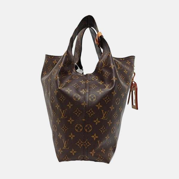 ATLANTIS Monogram Coated Canvas Brown