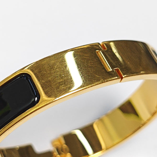 Clic H Metal Gold Bangle