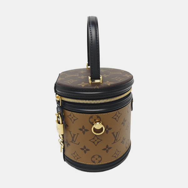 CANNES PM Monogram Coated Canvas Brown