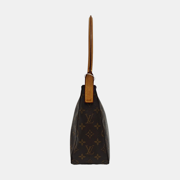 LOOPING MM Monogram Coated Canvas Brown