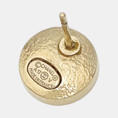 Metal Gold Stud Earrings