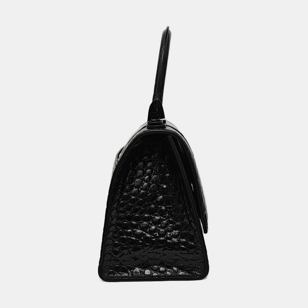 Hourglass S Calfskin Black