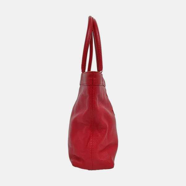 Grained Calfskin Red