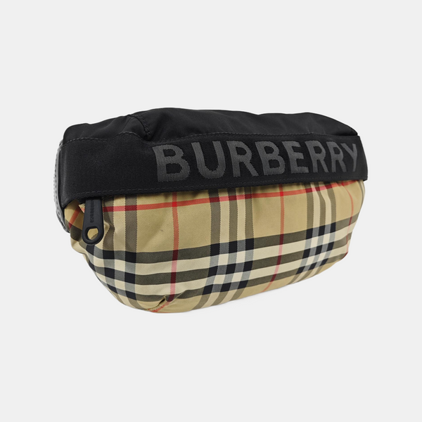 Fabric Belt Bag Brown
