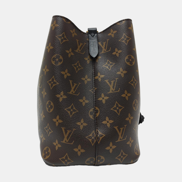 NÉONOÉ MM Monogram Coated Canvas Brown
