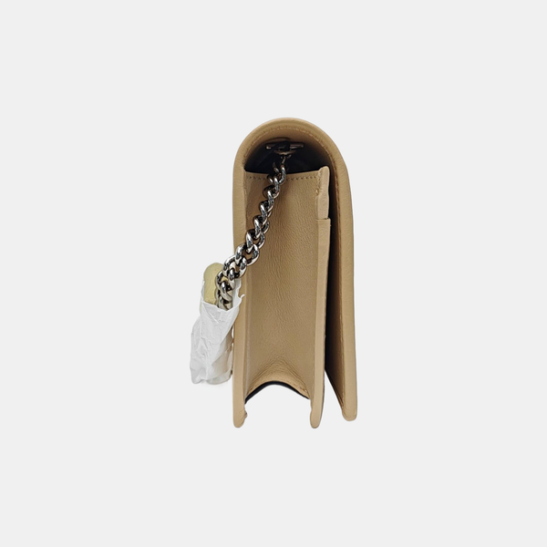 GG Marmont Small Calfskin Beige