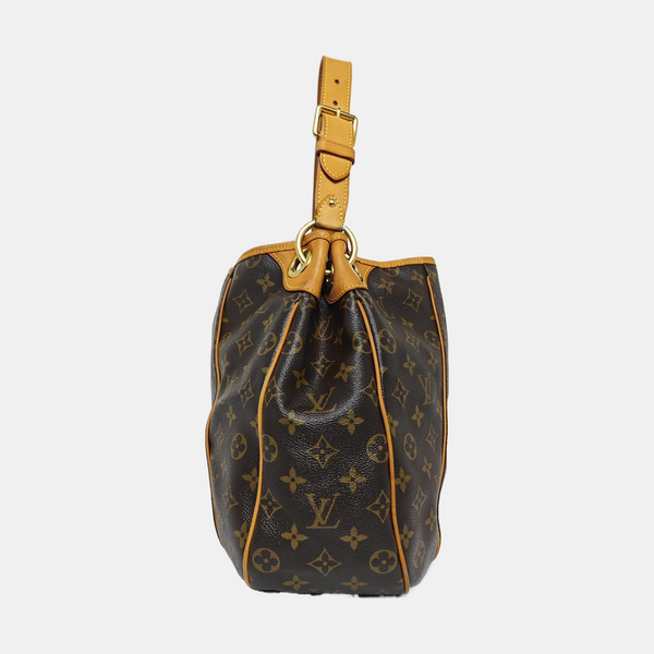 GALLIERA Monogram Coated Canvas Brown