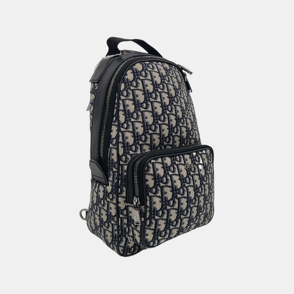 Quilted Fabric Crossbody Bag Multicolor