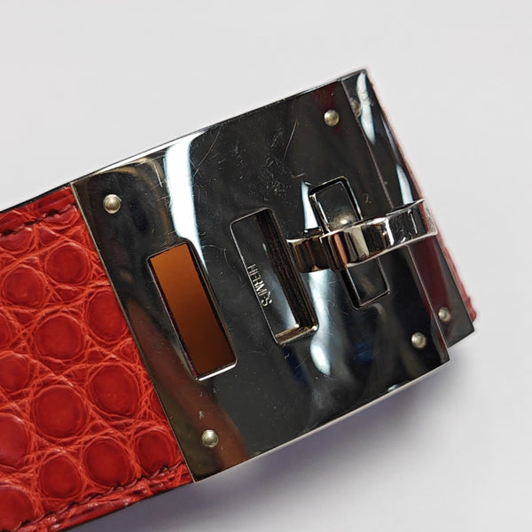 Brazalete de cuero rojo Kelly Dog