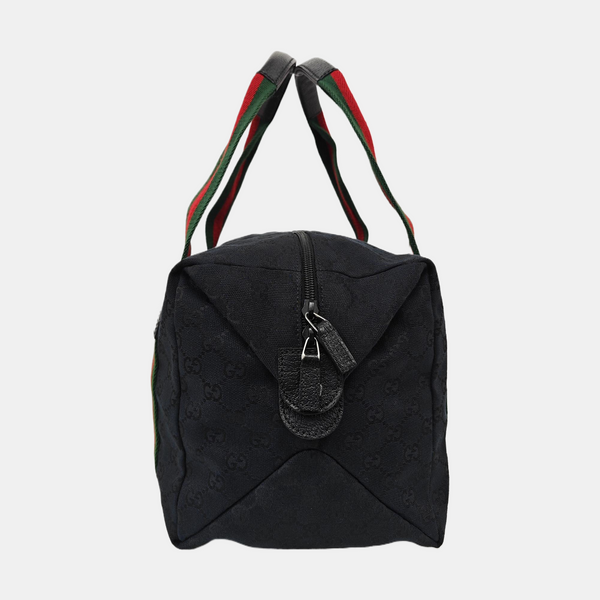 Monogram Canvas Top Handle Bag Black