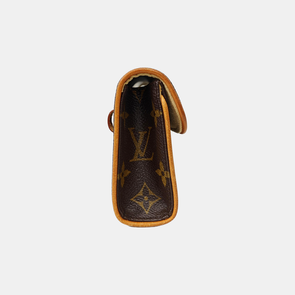 Monogram Coated Canvas Belt Bag Brown