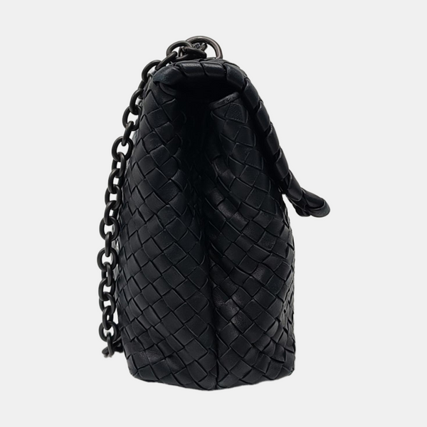 Fold Medium Lambskin Black