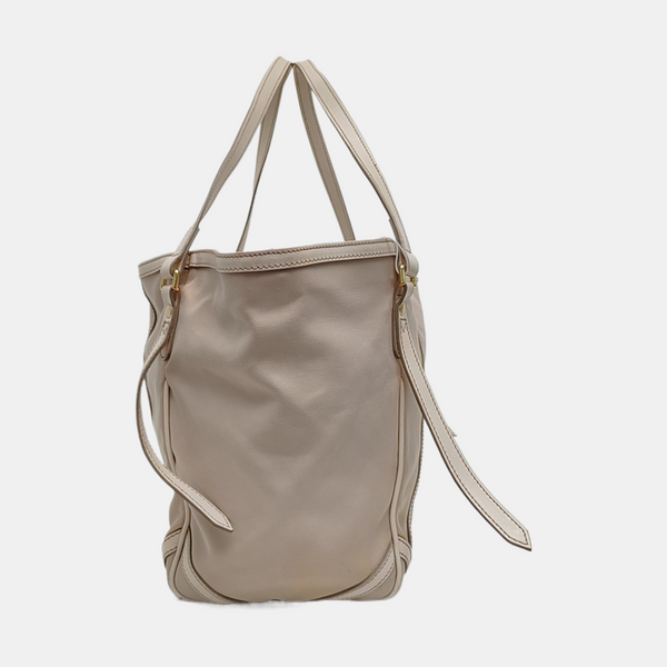 Authenticated pre-owned Canterbury Fabric Beige - Tote Bag at Looply