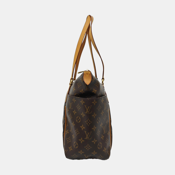 TOTALLY MM Monogram Coated Canvas Brown