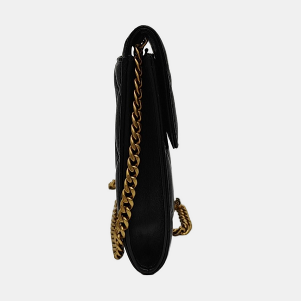 Quilted Lambskin Black