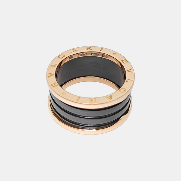 B.ZERO1 18k Rose Gold Ring EU 60