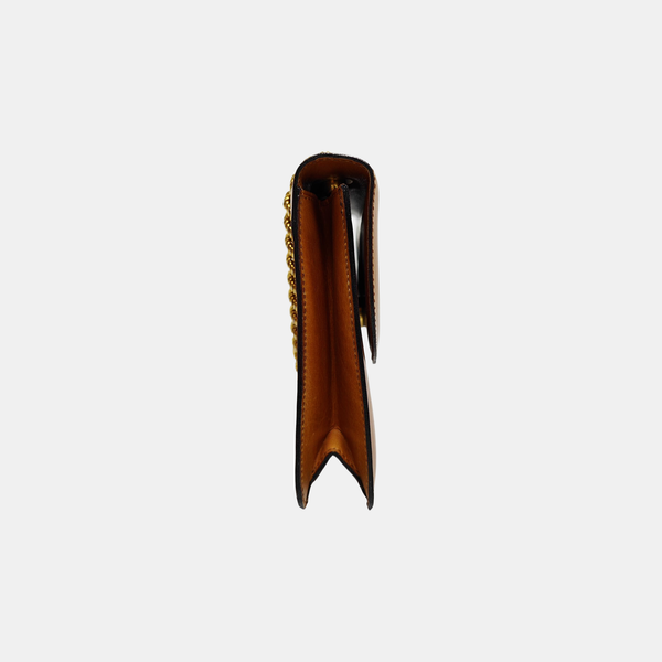 Calfskin Shoulder Bag Brown