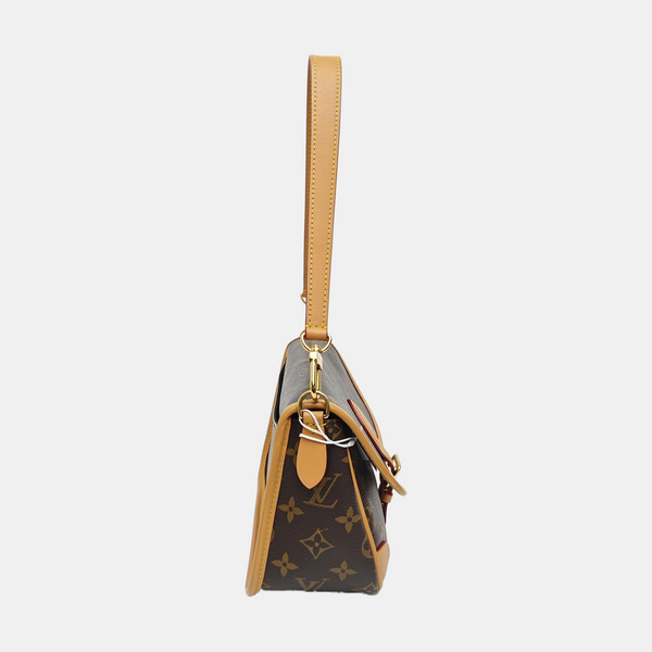 DIANE Monogram Coated Canvas Brown