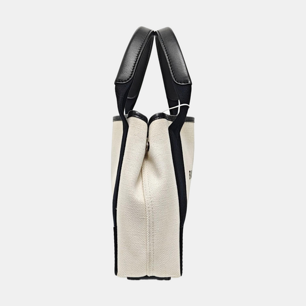 Navy Mini Canvas White