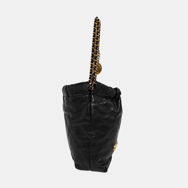 CHANEL 22 Mini Quilted Calfskin Black