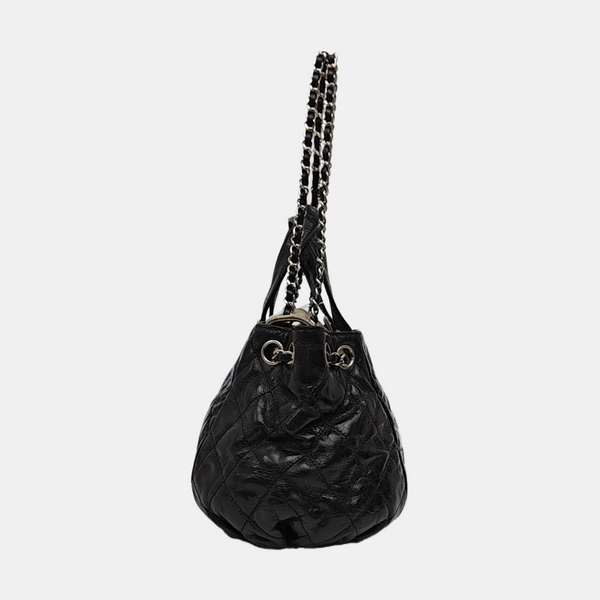 PORTOBELLO Quilted Calfskin Black