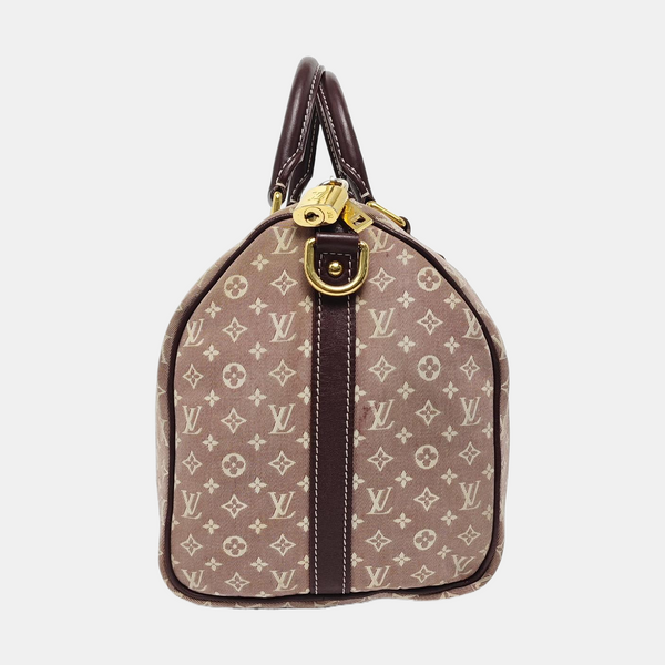 Authenticated pre-owned SPEEDY Monogram Canvas Pink - Top Handle Bag at Looply