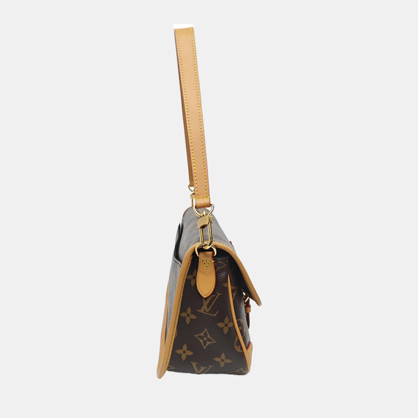 DIANE Monogram Coated Canvas Brown