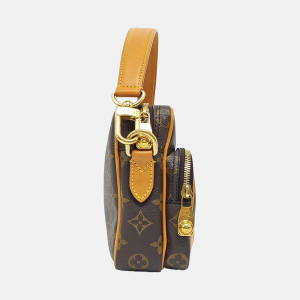 NIL Monogram Coated Canvas Brown