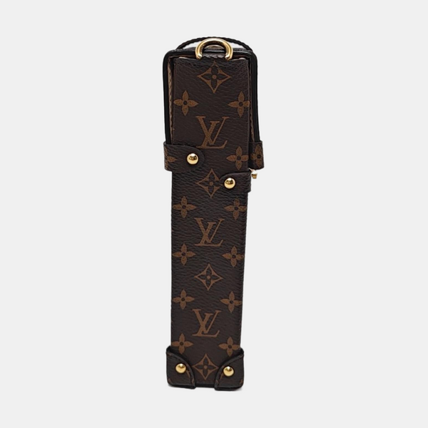 TRUNK Monogram Coated Canvas Brown