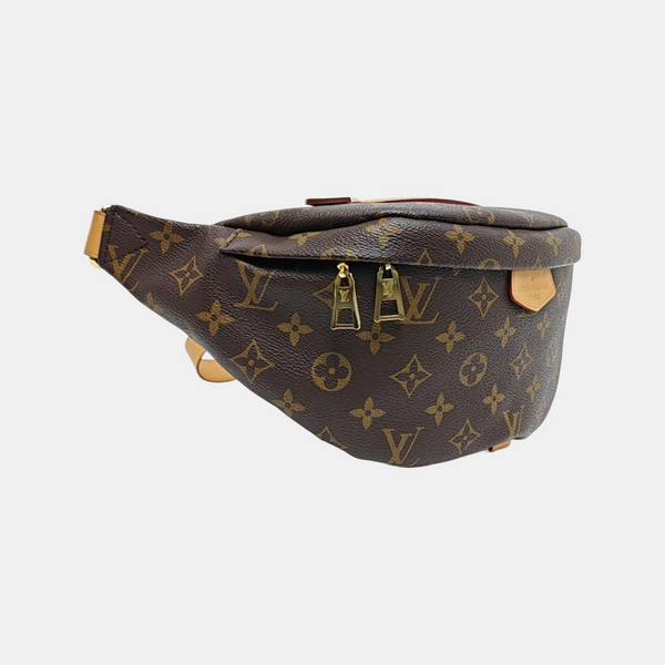 BUMBAG Monogram Coated Canvas Brown
