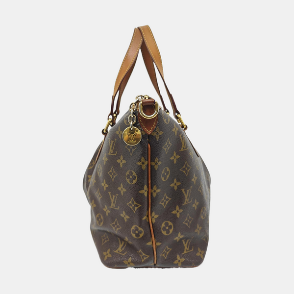 PALERMO PM Monogram Coated Canvas Brown