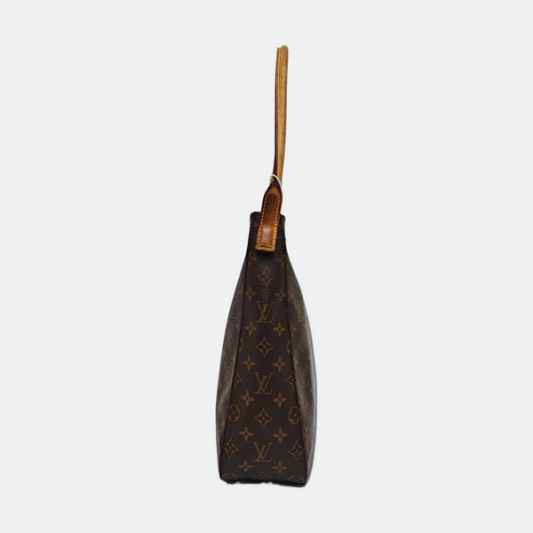 LOOPING GM Monogram Coated Canvas Brown
